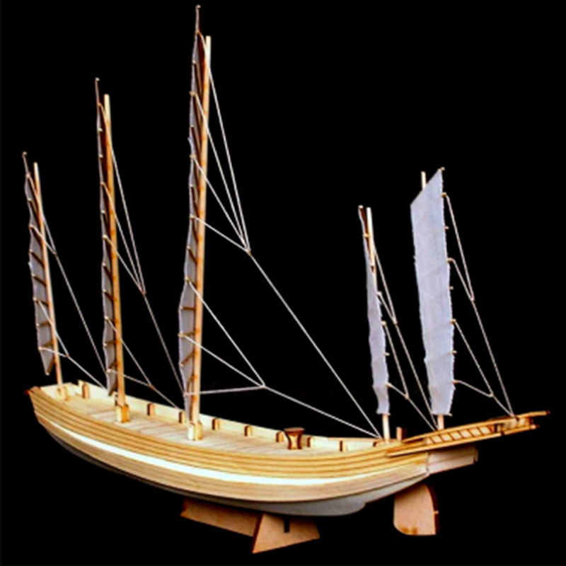 Model Kit Yacht - 1 buah kit model perakitan kayu