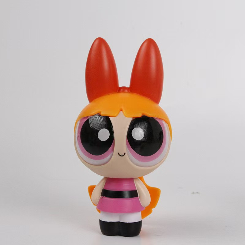 Set Figur PVC Powerpuff Girls: - Model Kit Anime Girl ulasan dan harga