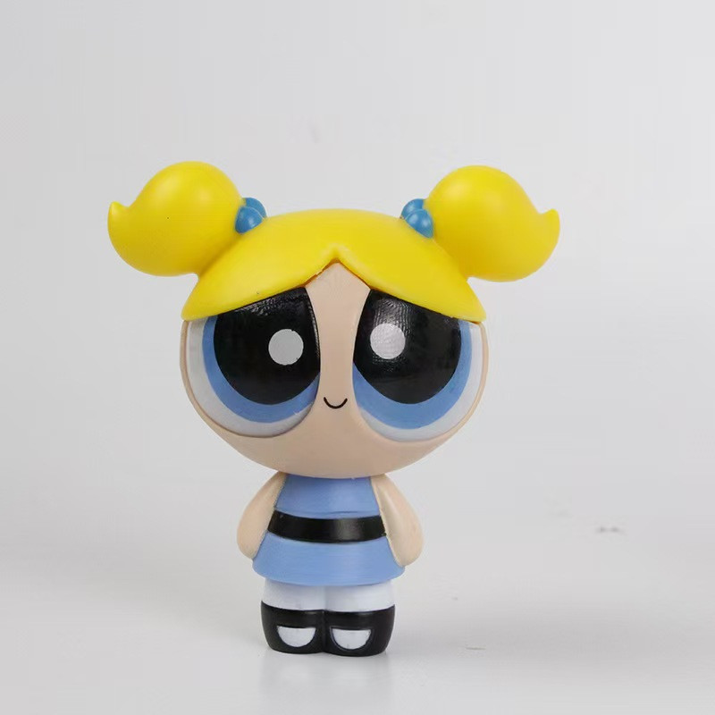 Set Figur PVC Powerpuff Girls: - Model Kit Anime Girl ulasan dan harga