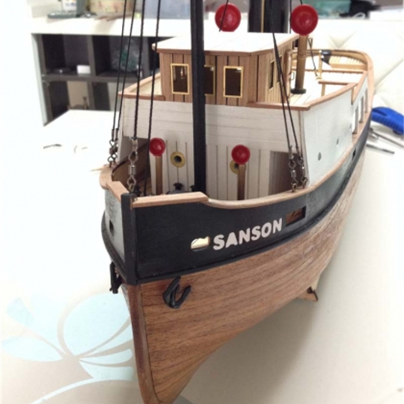 1:50 Model perahu kayu potonga - Model Kit Yacht ulasan dan harga